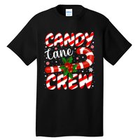 Candy Cane Crew Christmas Family Matching Xmas Pajamas Tall T-Shirt