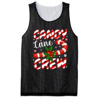 Candy Cane Crew Christmas Family Matching Xmas Pajamas Mesh Reversible Basketball Jersey Tank