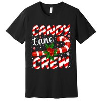 Candy Cane Crew Christmas Family Matching Xmas Pajamas Premium T-Shirt