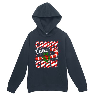 Candy Cane Crew Christmas Family Matching Xmas Pajamas Urban Pullover Hoodie