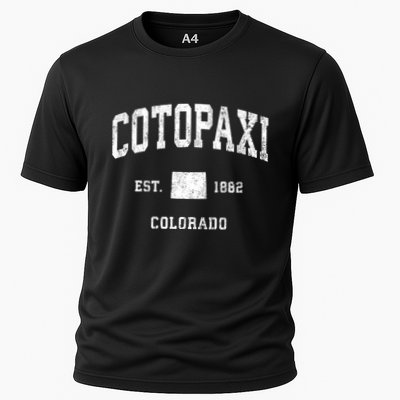 Cotopaxi Colorado Co Vintage Athletic Sports Design Performance Shirt