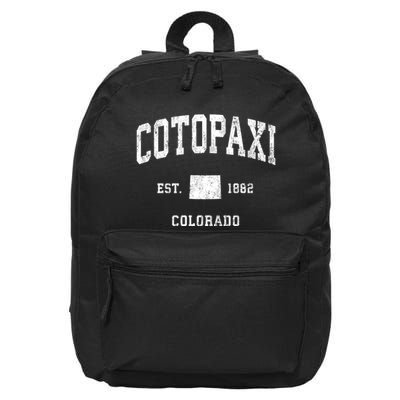 Cotopaxi Colorado Co Vintage Athletic Sports Design 16 in Basic Backpack