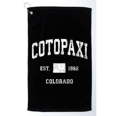 Cotopaxi Colorado Co Vintage Athletic Sports Design Golf Towel