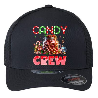 Candy Crew Christmas Candy Cane Sweetie Family Pajamas Flexfit Unipanel Trucker Cap