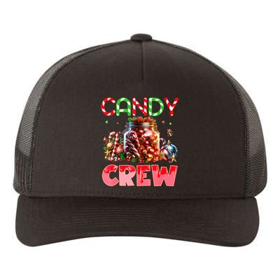 Candy Crew Christmas Candy Cane Sweetie Family Pajamas Yupoong Adult 5-Panel Trucker Hat