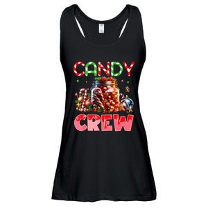 Candy Crew Christmas Candy Cane Sweetie Family Pajamas Ladies Essential Flowy Tank