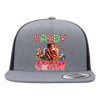 Candy Crew Christmas Candy Cane Sweetie Family Pajamas Flat Bill Trucker Hat