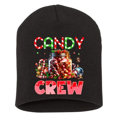 Candy Crew Christmas Candy Cane Sweetie Family Pajamas Short Acrylic Beanie