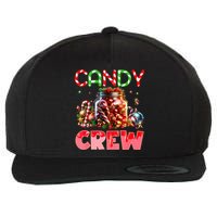 Candy Crew Christmas Candy Cane Sweetie Family Pajamas Wool Snapback Cap