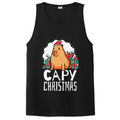 Capy Christmas Capybara PosiCharge Competitor Tank
