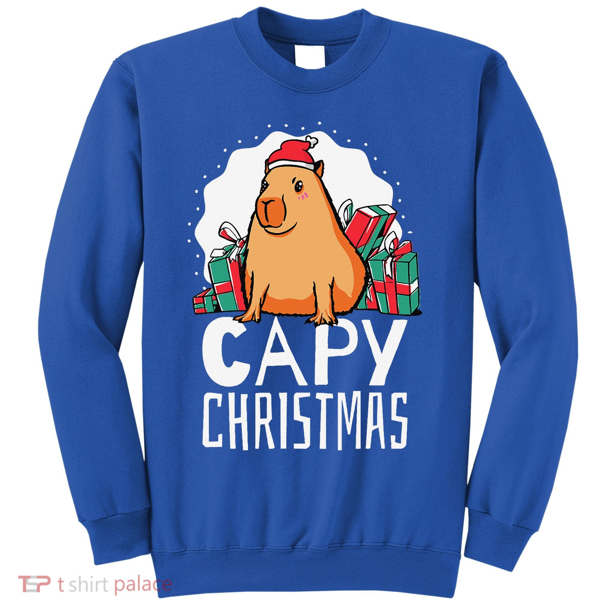 Capy Christmas Capybara Sweatshirt