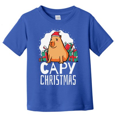 Capy Christmas Capybara Toddler T-Shirt