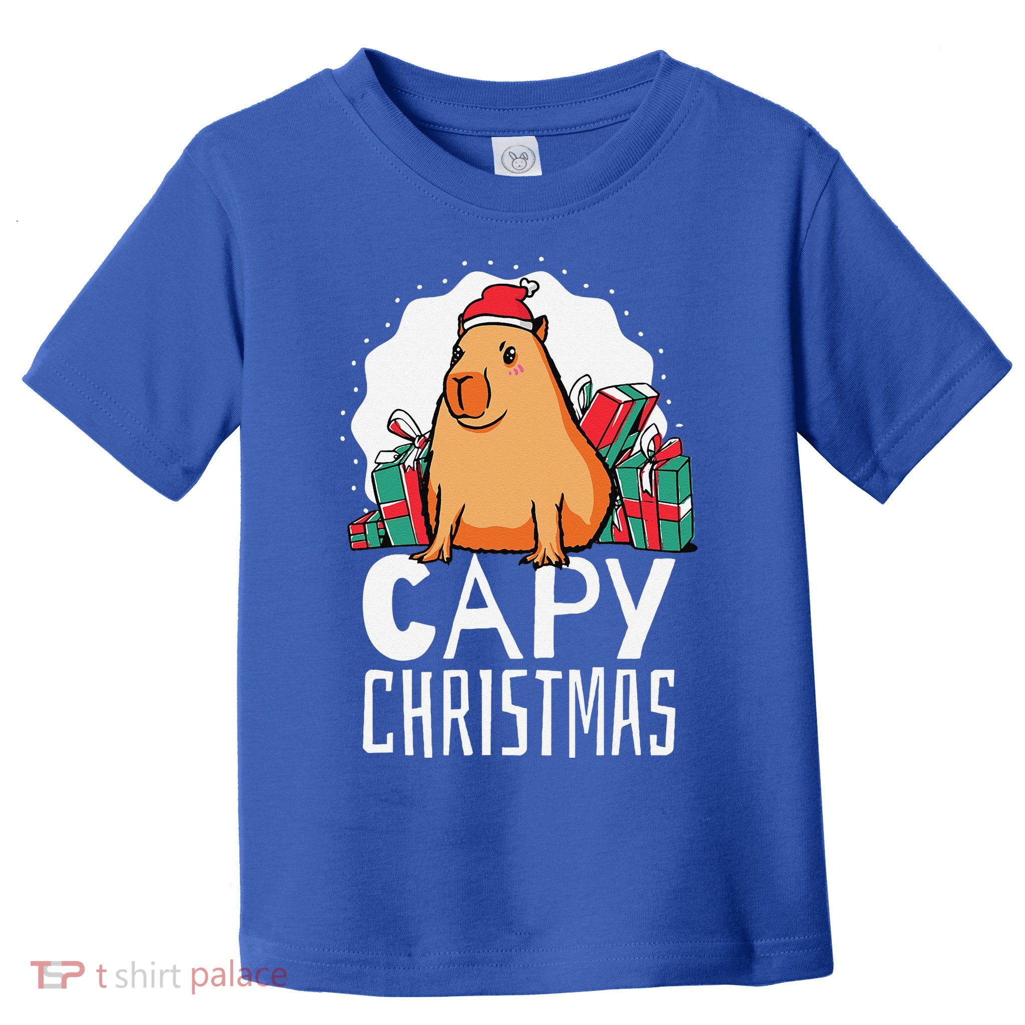Capy Christmas Capybara Toddler T-Shirt