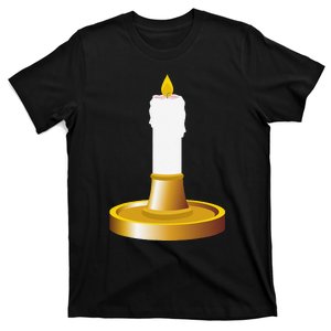 Candlestick Costume Candles Candle Holder Halloween T-Shirt