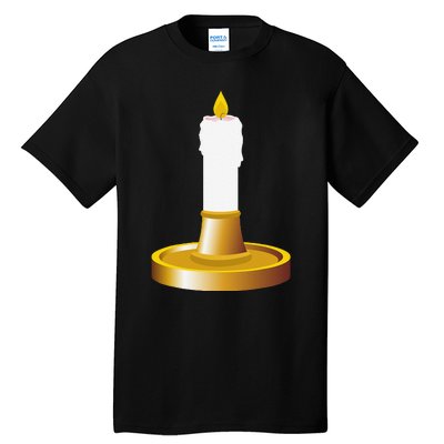 Candlestick Costume Candles Candle Holder Halloween Tall T-Shirt