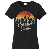 Cousin Crew Camping Outdoor Sunset Summer Camp Women's T-Shirt