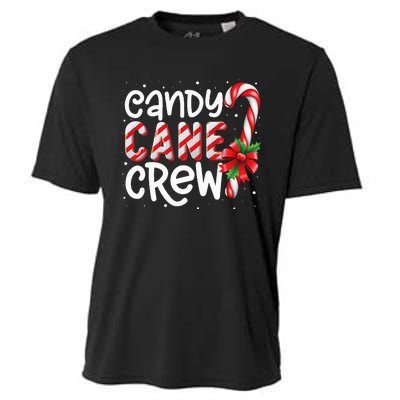 Candy Cane Crew Funny Matching Christmas Candy Lover Xmas Cooling Performance Crew T-Shirt