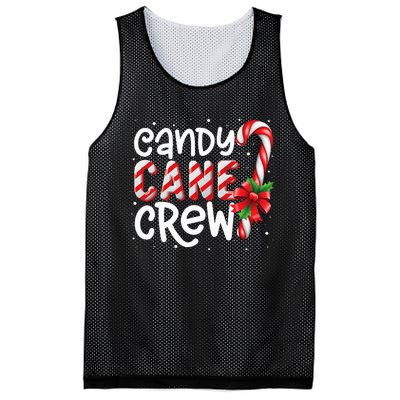 Candy Cane Crew Funny Matching Christmas Candy Lover Xmas Mesh Reversible Basketball Jersey Tank