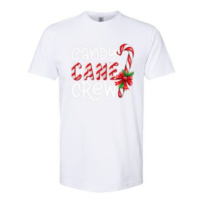 Candy Cane Crew Funny Matching Christmas Candy Lover Xmas Softstyle® CVC T-Shirt