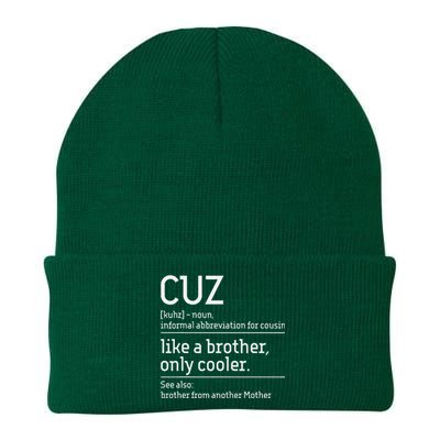 Cuz Cousin Cousins Matching Family Member Childhood Knit Cap Winter Beanie