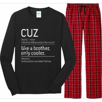 Cuz Cousin Cousins Matching Family Member Childhood Long Sleeve Pajama Set