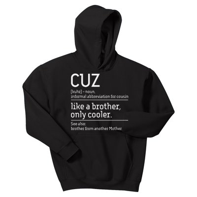 Cuz Cousin Cousins Matching Family Member Childhood Kids Hoodie