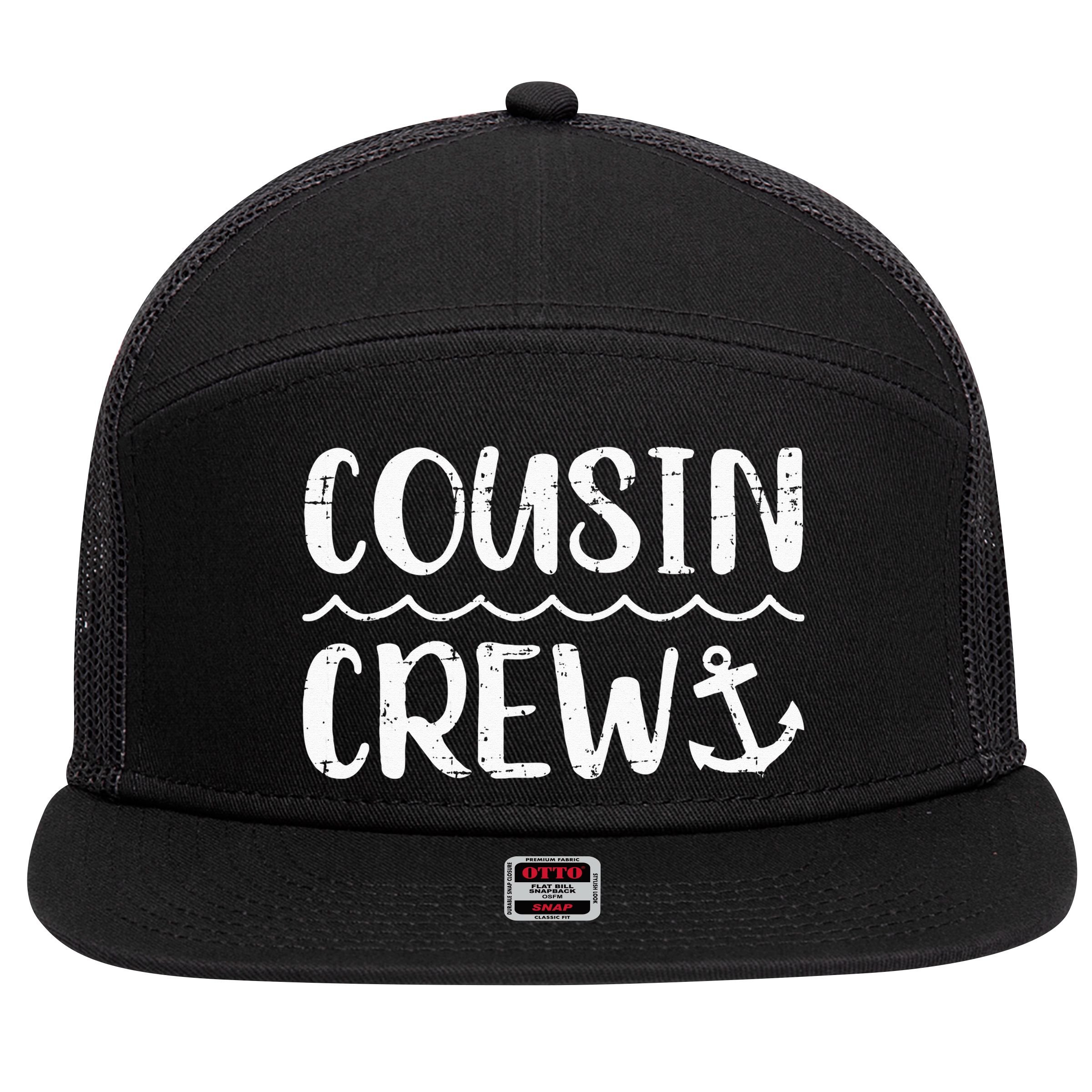 Cousin crew cruise summer vacation 7 Panel Mesh Trucker Snapback Hat