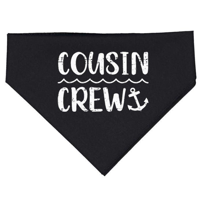 Cousin crew cruise summer vacation USA-Made Doggie Bandana