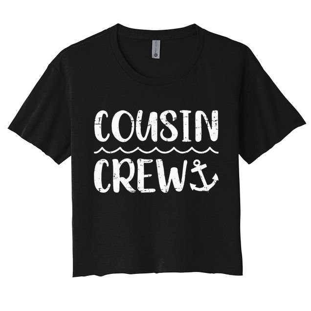 Cousin crew cruise summer vacation Crop Top