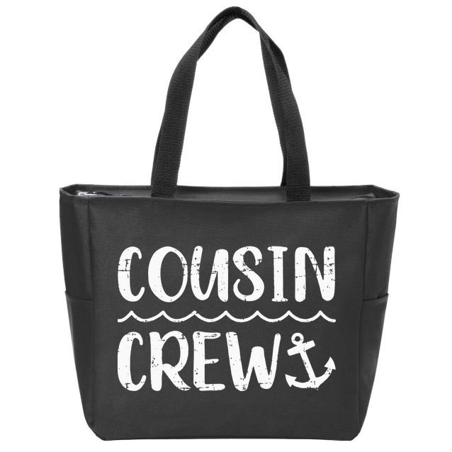 Cousin crew cruise summer vacation Zip Tote Bag