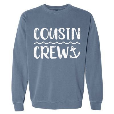 Cousin crew cruise summer vacation Garment-Dyed Sweatshirt