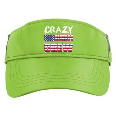 Crazy Cousin Crew Great Gift Adult Drive Performance Visor