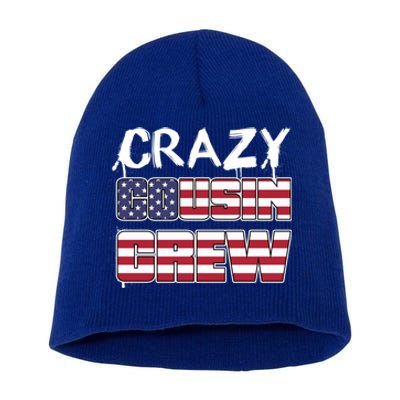 Crazy Cousin Crew Great Gift Short Acrylic Beanie