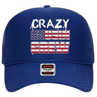 Crazy Cousin Crew Great Gift High Crown Mesh Back Trucker Hat