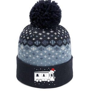 Christmas Caravan Camping Santa Hat Xmas Gift The Baniff Cuffed Pom Beanie