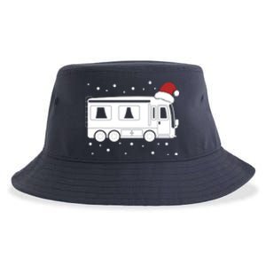 Christmas Caravan Camping Santa Hat Xmas Gift Sustainable Bucket Hat