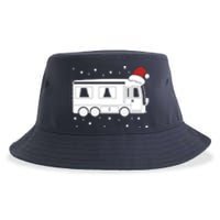 Christmas Caravan Camping Santa Hat Xmas Gift Sustainable Bucket Hat