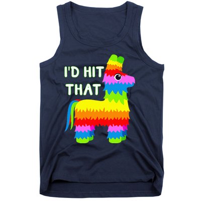 Costume Cinco De Mayo Funny Ideas I'd Hit That Pinata Tank Top