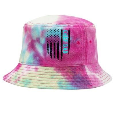 Chef Cook Dad American Flag 4th Of July Fathers Day Gift Tie-Dyed Bucket Hat