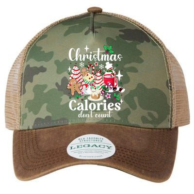 Christmas Calories DonT Count Legacy Tie Dye Trucker Hat