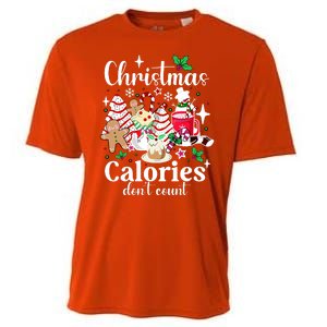 Christmas Calories DonT Count Cooling Performance Crew T-Shirt