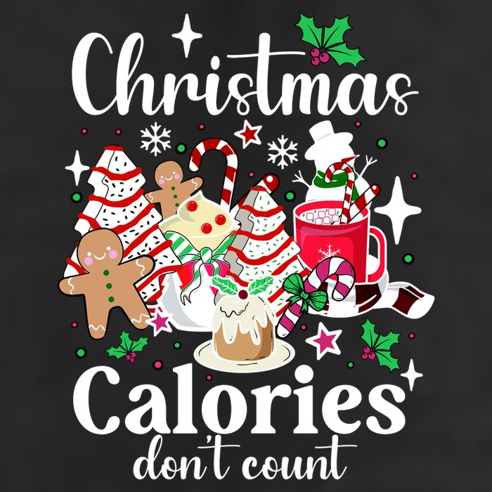 Christmas Calories DonT Count Garment-Dyed Fleece Hoodie