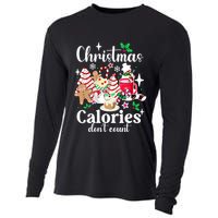 Christmas Calories DonT Count Cooling Performance Long Sleeve Crew