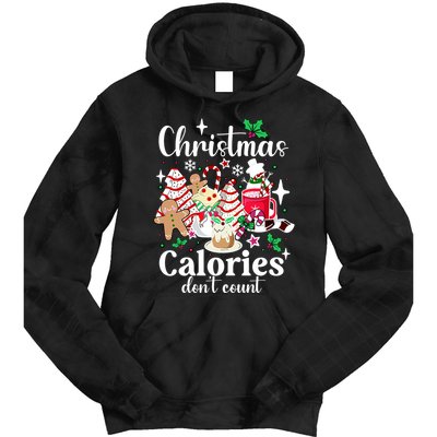 Christmas Calories DonT Count Tie Dye Hoodie