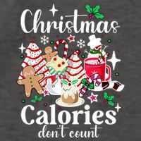 Christmas Calories DonT Count Vector Backpack