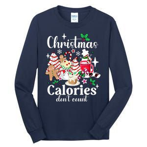 Christmas Calories DonT Count Tall Long Sleeve T-Shirt