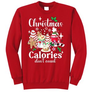 Christmas Calories DonT Count Sweatshirt