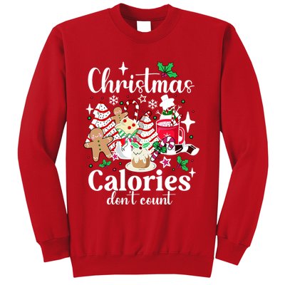 Christmas Calories DonT Count Sweatshirt