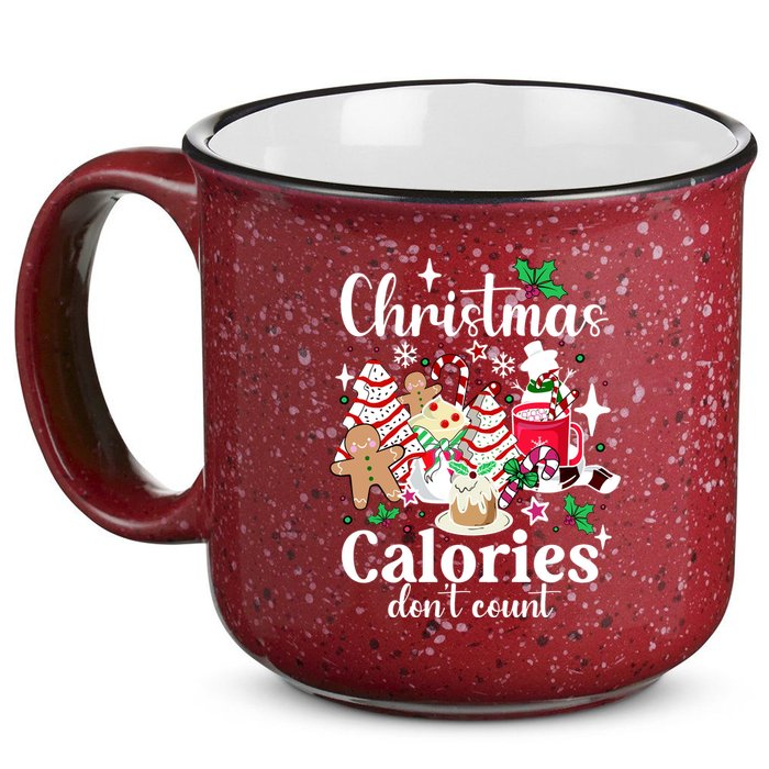 Christmas Calories DonT Count 15oz Campfire Ceramic Mug