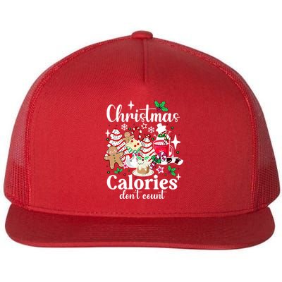 Christmas Calories DonT Count Flatbill Hat